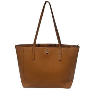 Michael Kors Rivington leather brown large tote bag